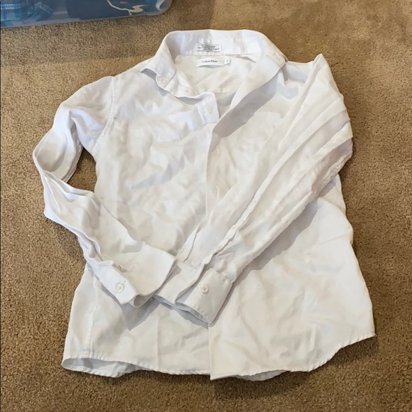 Boys Calvin Klein size 14 button up - Picture 1 of 2